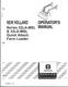 Original 2002 New Holland 32LA-MSL 33LA-MSL Quick Attach Loader Operators Manual