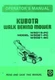 Kubota W5019 W5021 W5021 Walk Mower Operators Manual