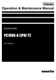 Komatsu PC1800-6 JPN T2 Excavator Operators Maintenance Manual SN 11035-up
