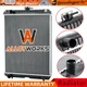 3Row Aluminum Core Radiator For 2014-on Kubota L47 L4760 L5040 L5060 L5460 L5740
