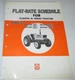 Kubota M4950 M5950 M6950 M7950 2WD & 4WD Tractor Flat Rate Schedule Manual