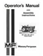 Massey Ferguson MF 205 MF 205-4 MF205 MF205-4 Tractor Owner Operators Manual