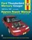 Haynes Repair Manual Ford Thunderbird & Mercury Cougar 1989 -1993
