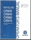 NEW HOLLAND CR920, CR940, CR960, CR970 COMBINE OPERATORS MANUAL