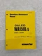 Komatsu Galeo WA150L-5 Wheel Loader Operation Maintenance Manual SKU11