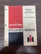 IH International 1490 1590 Mower Conditioner Operators Owners Manual ORIGINAL!