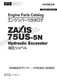 HITACHI ZAXIS ZX75US-5N YANMAR 4TNV98C-WHBW Engine Parts Catalog Manual