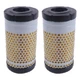 2PK Air Filters for Kubota ZG222 ZG227 RTV400 RTV500 K-008 K008-3 KX41-3 U17
