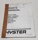 HYSTER ELECTRIC N30 40XMR2 N25XMDR2  (B470) N50XMA2 (471) PARTS MANUAL 1998