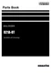 Komatsu D21A-8T Bulldozer Parts Catalog Manual SN 83001-UP (Trimming)