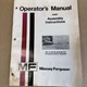 Massey Ferguson MF41 Rear-Mounted Dynamics Mower Operators Manual, Assembly Ins.