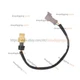 Air Inlet Pressure Sensor for CAT Engine C13 C15 C18 Excavator 345C 345D 349D