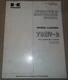 KAWASAKI 70ZIV-2 WHEEL LOADER OPERATOR OPERATION & MAINTENANCE MANUAL BOOK