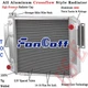 3 Row Radiator Fits Hyster Yale Forklift H25-35XM, S25-35XM, S40XMS, 912495601