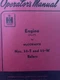 International Harvester IH McCormick 55-T 55-W Balers 4-cyl Engine Owners Manual