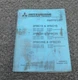 Mitsubishi 2FBC25E 2FBC30 Forklift Lift Truck Parts Catalog Manual xz