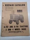 Minneapolis Moline MM Repair Catalog  Parts Book G-707 G-708 Tractor R-2121 oem