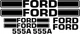 FORD 555A Loader Tractor Decal Set Sticker Backhoe A Kit 555 L@@K