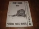 Gehl RB 1500 Baler Service Parts Manual Form No. 902586