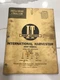 Vtg 1956 International Harvester Shop Manual - Manual IH-8 - free postage