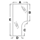 82000367 Tractor RH Door Glass Fits Ford TL100 TL70 TL80 TL90 TS100 +