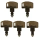 5pc Mahindra Tractor Ignition Key for models 2310 2810 3510  4110 #14446213200