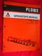1976 ALLIS CHALMERS 2500 SERIES PULL TYPE 5 to 8 BOTTOM PLOW OPERATORS MANUAL