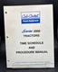 CUB CADET SERIES 2000 TRACTOR TIME SCHEDULE & PROCEDURE MANUAL - 2130 to 2185