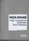 Fluke Model 845A/845AB High Impedance Voltmeter Null Detector Instruction Manual