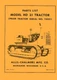ALLIS CHALMERS HD21 HD-21 Crawler Parts Manual -11001