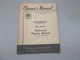 International Harvester McCormick No. 27-V Universal Tractor Mower Owners Manual