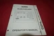 Gehl 3200 Scale Indicator Operator's Manual AMIL15 