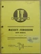 Massey-Ferguson Tractor Models MF230, MF235, MF245 Shop Service Manual I&T MF-33