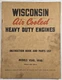 1969 Wisconsin Air Cooled Heavy Duty Engines Models VE4D Vf4D Instruction Part L