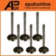 6x Engine Inlet Valve Standard for White Oliver 2-85 2-105 2-110 1850 Tractor