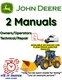 JOHN DEERE 444H LOADER OWNERS TECHNICAL REPAIR OPERATORS MANUAL PDF USB
