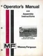 MASSEY FERGUSON MF520 WHEELED TANDEM DISC HARROW OPERATORS MANUAL