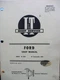 FORD TRACTOR MODEL 6000 IT SHOP  MANUAL