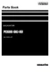 Komatsu PC600-6KJ-KU Excavator Parts Catalog Manual SN 10001-UP