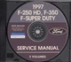 1997 Ford F250 F350 Super Duty Shop Manual CD Pickup Truck F-250 F-350 Service