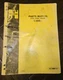 Vintage HYSTER C350A Steel Wheel Roller C350A Parts Manual Revision #6 6/1971