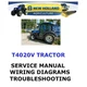 NEW HOLLAND T4020V TRACTOR MANUAL WORKSHOP REPAIR SERVICE PDF