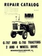 Minneapolis Moline G-707 G-707 G707 G708 LP Gas Diesel Tractor Parts Manual