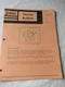 1985 White 4-210 2-180 1855 1955 2-45 2-135 Tractor Service Assorted Bulletins
