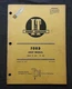 1971 FORD "8000 & 9000" TRACTOR I & T REPAIR SERVICE SHOP MANUAL NICE SHAPE