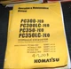 KOMATSU PC300-7 PC350 Excavator Operation Maintenance Manual book operator OWNER
