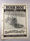 Bush Hog RZ60 Razorback Cutter Operators Manual