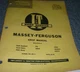 I&T Massey-Ferguson MF202 Tractor Shop Service Repair Manual PN MF-11 xz