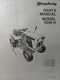 Simplicity Large Frame 7016H Lawn Garden Riding Tractor & Mower Parts Manual