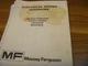 Massey Ferguson MF 230 235 245 255 265 275 Tractor Electrical Wiring Diagrams xz